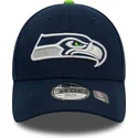 cappellino-curvo-blu-marino-regolabile-per-bambino-9forty-the-league-dei-seattle-seahawks-nfl-di-new-era