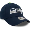 cap-curbata-navy-blue-adjustable-strap-pentru-copii-9forty-the-league-de-seattle-seahawks-nfl-de-new-era