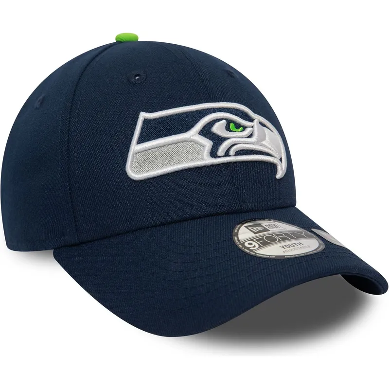 verstellbare-9forty-the-league-kappe-fur-kinder-in-marineblau-von-seattle-seahawks-nfl-von-new-era