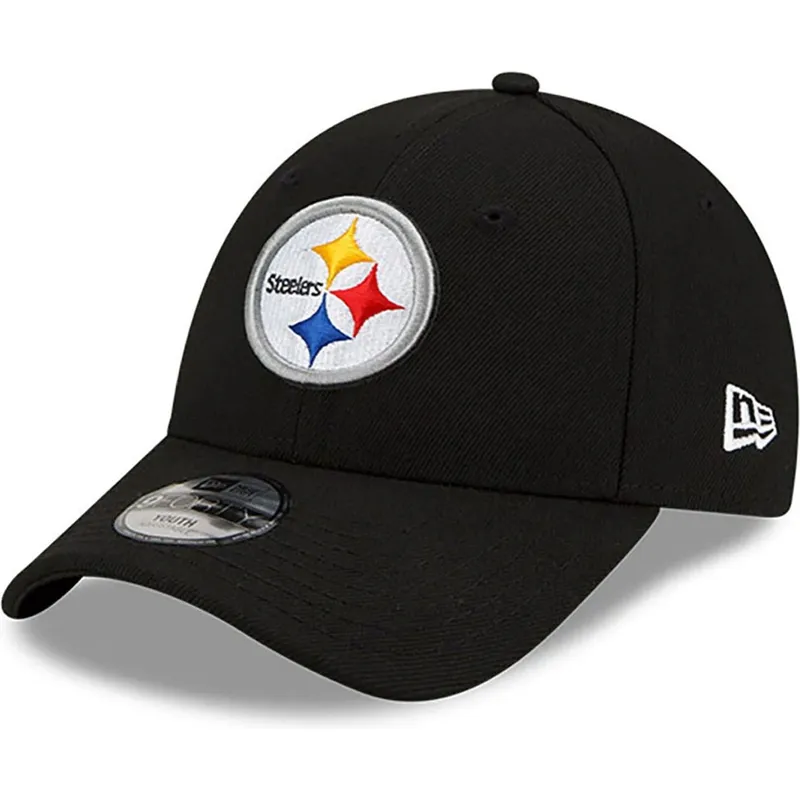 cap-curbata-black-adjustable-strap-pentru-copii-9forty-the-league-de-pittsburgh-steelers-nfl-de-new-era