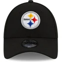 cap-curbata-black-adjustable-strap-pentru-copii-9forty-the-league-de-pittsburgh-steelers-nfl-de-new-era