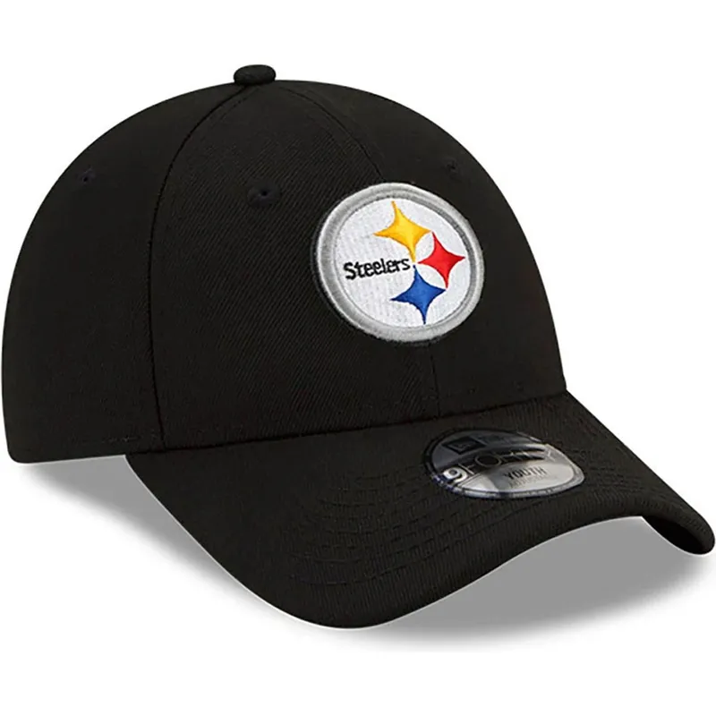 cap-curbata-black-adjustable-strap-pentru-copii-9forty-the-league-de-pittsburgh-steelers-nfl-de-new-era