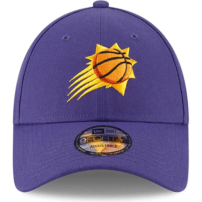 9forty-the-league-verstellbare-violette-kappe-der-phoenix-suns-nba-von-new-era