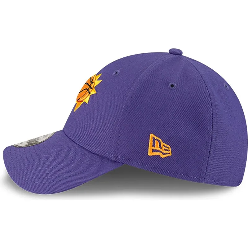 9forty-the-league-verstellbare-violette-kappe-der-phoenix-suns-nba-von-new-era