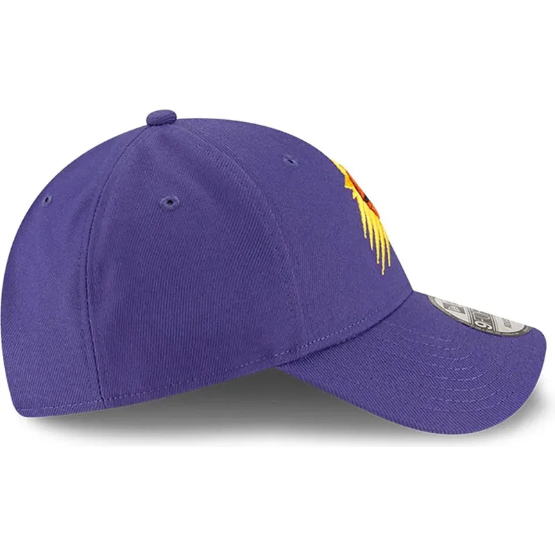 violette-verstellbare-curved-cap-9forty-the-league-der-phoenix-suns-nba-von-new-era