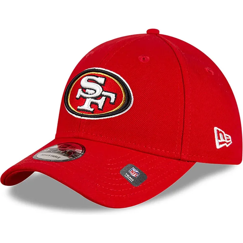 rote-verstellbare-9forty-the-league-team-colour-kappe-der-san-francisco-49ers-nfl-von-new-era
