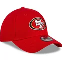 casquette-courbee-rouge-ajustable-9forty-the-league-team-colour-san-francisco-49ers-nfl-new-era