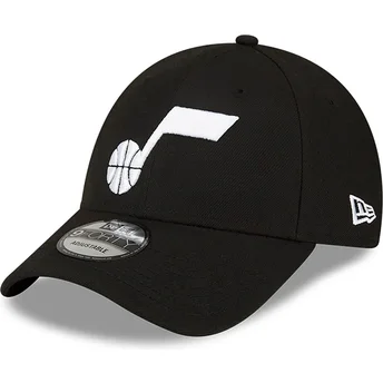 Gorra curva negra ajustable 9FORTY The League de Utah Jazz NBA de New Era