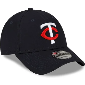 Gorra curva azul marino ajustable 9FORTY The League de Minnesota Twins MLB de New Era