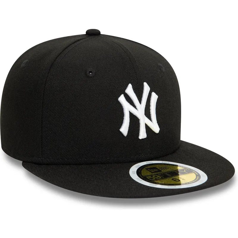 berretto-piatto-nero-regolabile-per-bambino-59fifty-dei-new-york-yankees-mlb-di-new-era