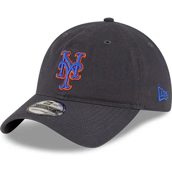 Cap curbată gray adjustable strap 9TWENTY Core Classic de New York Mets MLB de New Era