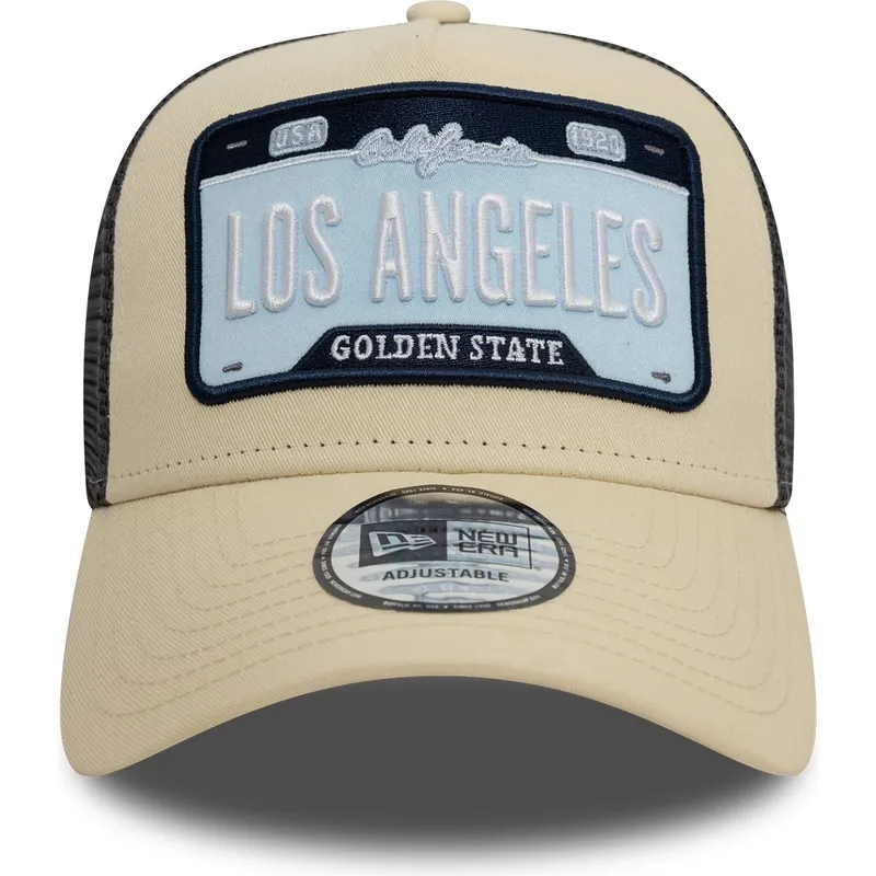 epci-curbata-bej-snapback-a-frame-license-plate-de-los-angeles-ciudades-y-playas-de-new-era