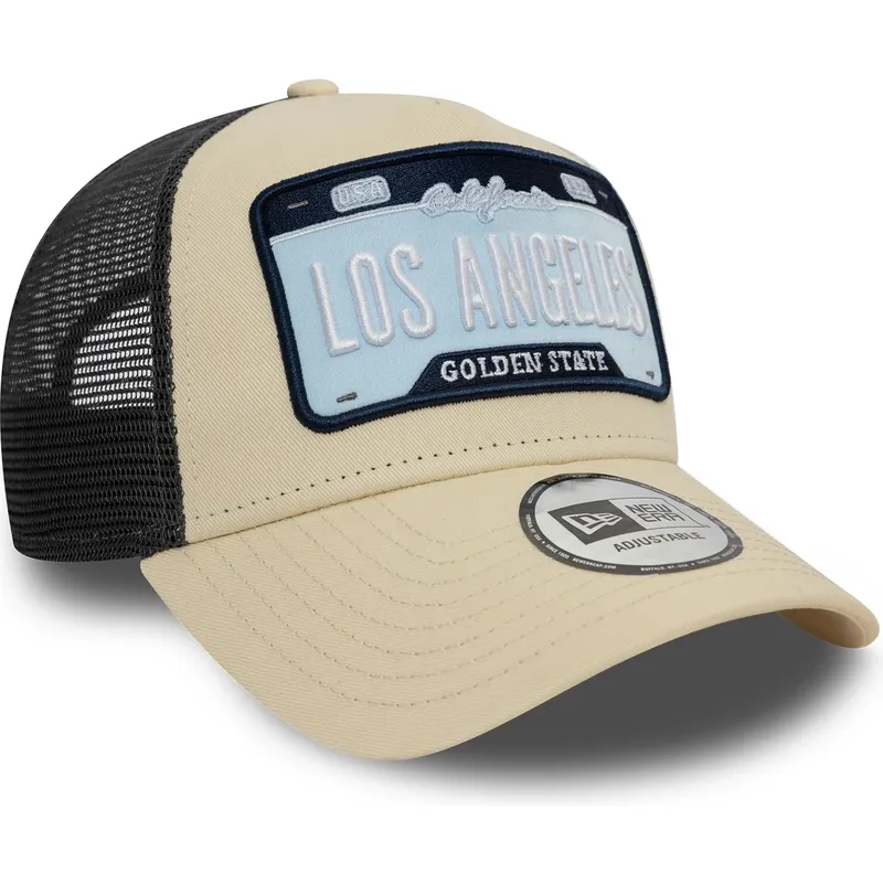 epci-curbata-bej-snapback-a-frame-license-plate-de-los-angeles-ciudades-y-playas-de-new-era