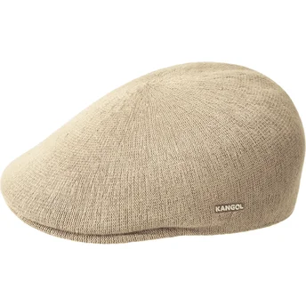 Beret beige de Boina beige Bamboo 507 Beige de Kangol