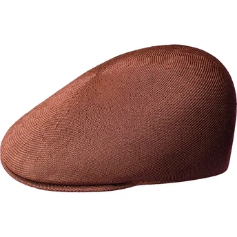 Kangol Seamless Tropic 507 Mahogany Brown Flat Cap