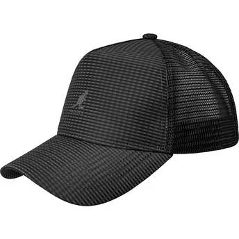 Șepci curbată camionagiu negru snapback Seersucker Mesh Black de Kangol
