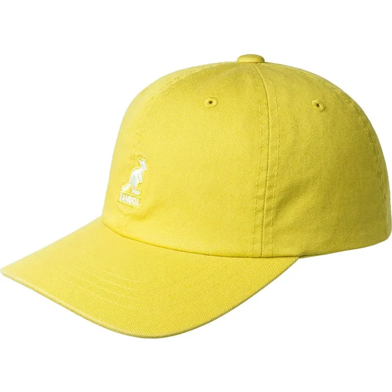 cappellino-curvo-giallo-regolabile-washed-baseball-lemon-sorbet-di-kangol