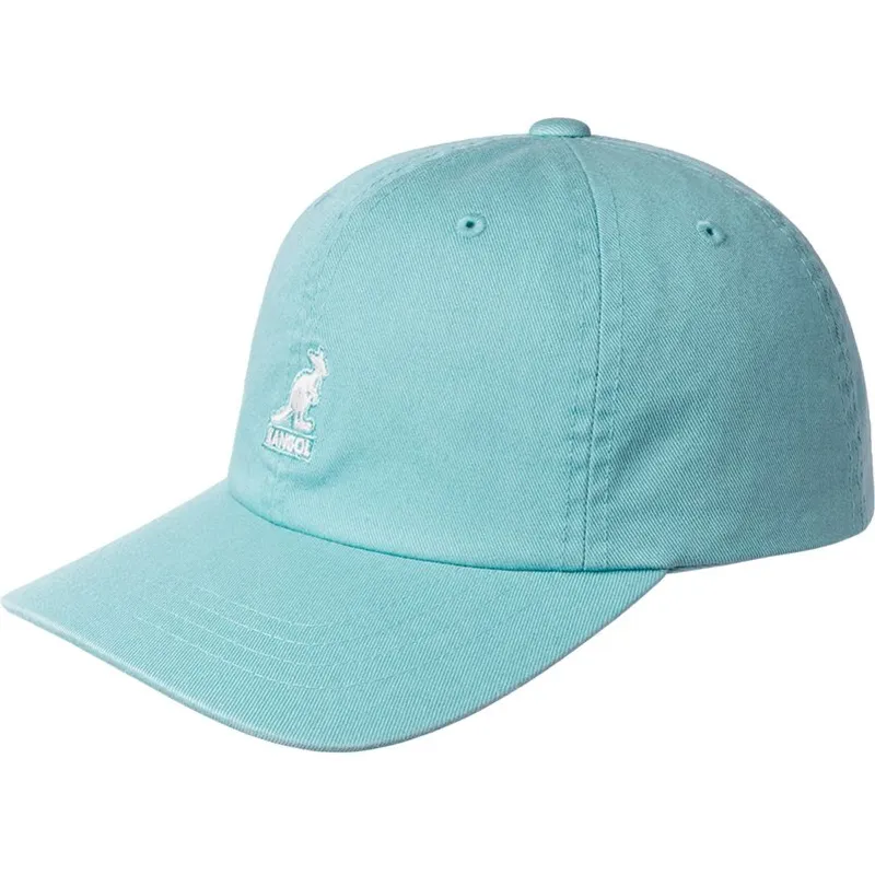 regulowana-jasnoniebieska-czapka-z-daszkiem-washed-baseball-blue-tint-marki-kangol
