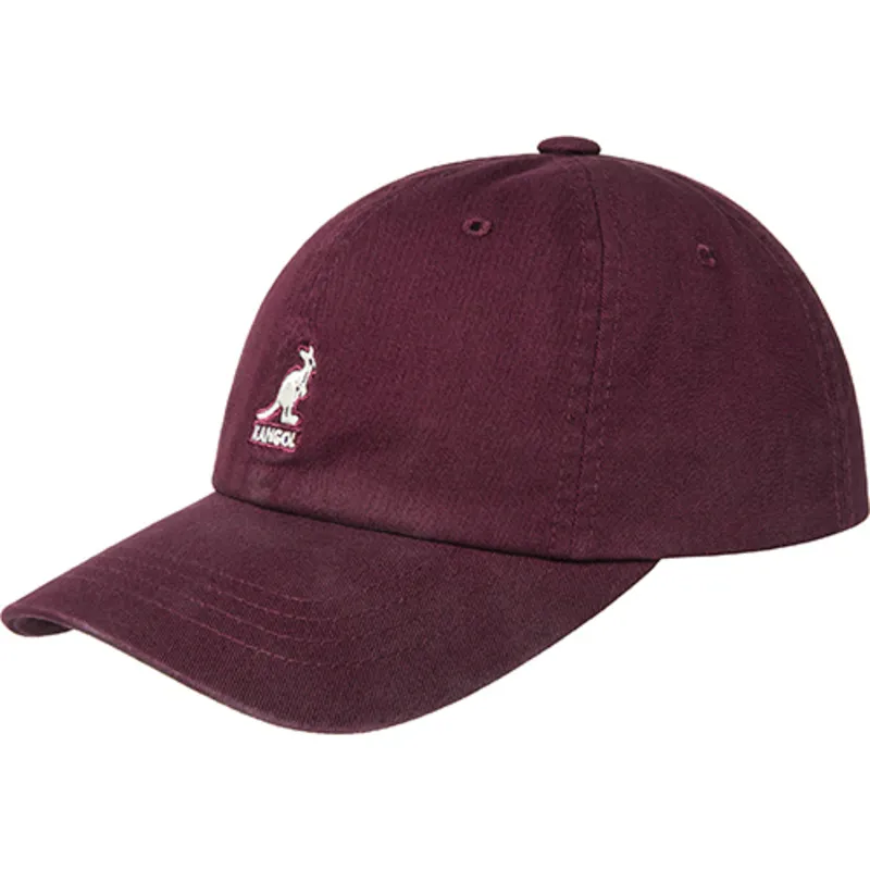 epci-curbata-rou-reglabila-washed-baseball-cordovan-de-kangol