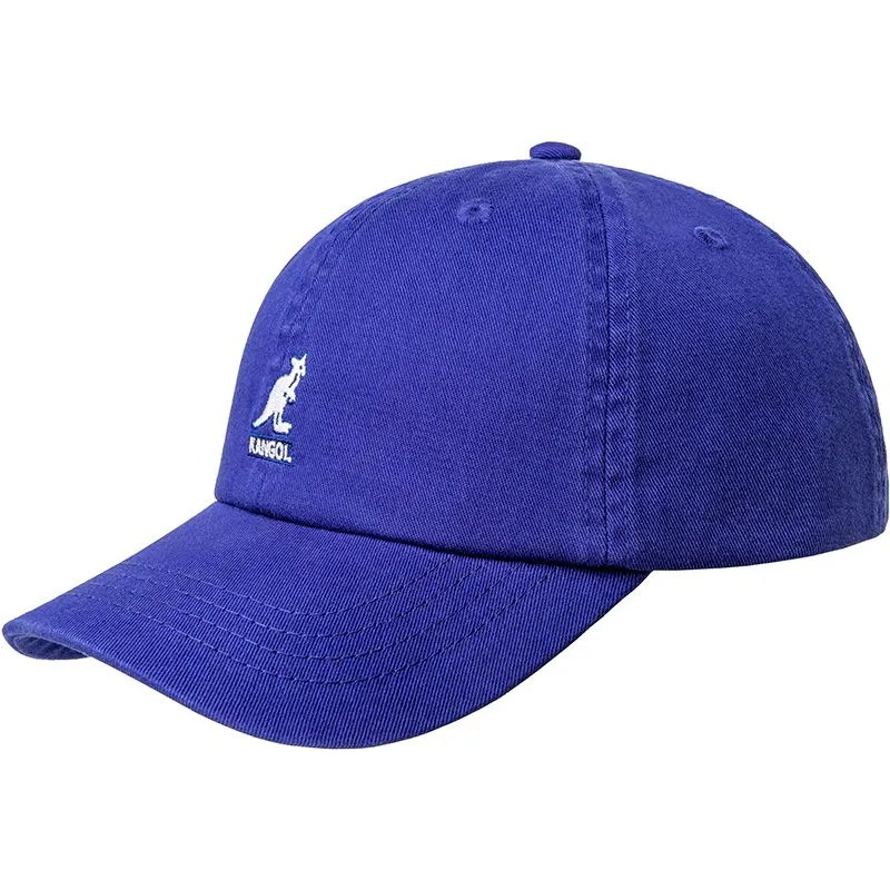 kangol-curved-brim-washed-baseball-starry-blue-adjustable-cap