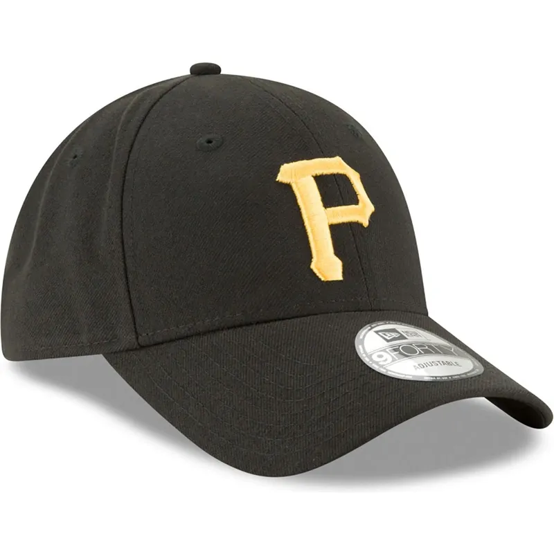 svart-justerbar-kurvad-keps-9forty-the-league-fran-pittsburgh-pirates-mlb-av-new-era