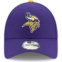 new-era-curved-brim-9forty-the-league-minnesota-vikings-nfl-purple-adjustable-cap