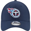 marineblaue-verstellbare-curved-cap-9forty-the-league-der-tennessee-titans-nfl-von-new-era