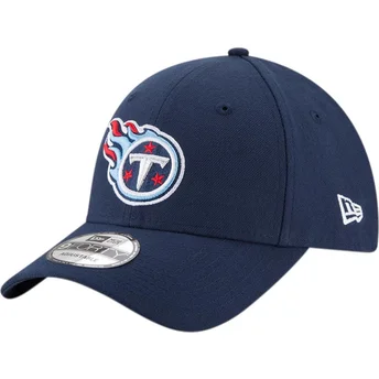Marinblå böjd justerbar keps 9FORTY The League från Tennessee Titans NFL av New Era
