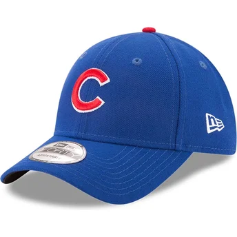 Gorra curva azul ajustable 9FORTY The League de Chicago Cubs MLB de New Era