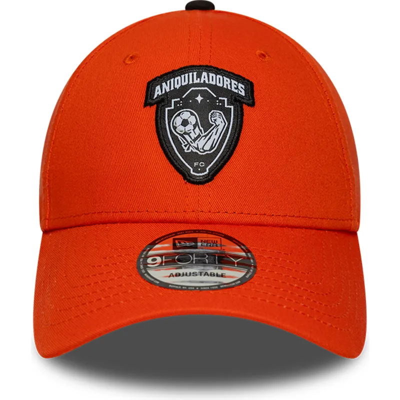 cap-curbata-orange-adjustable-strap-9forty-core-de-aniquiladores-fc-kings-league-de-new-era
