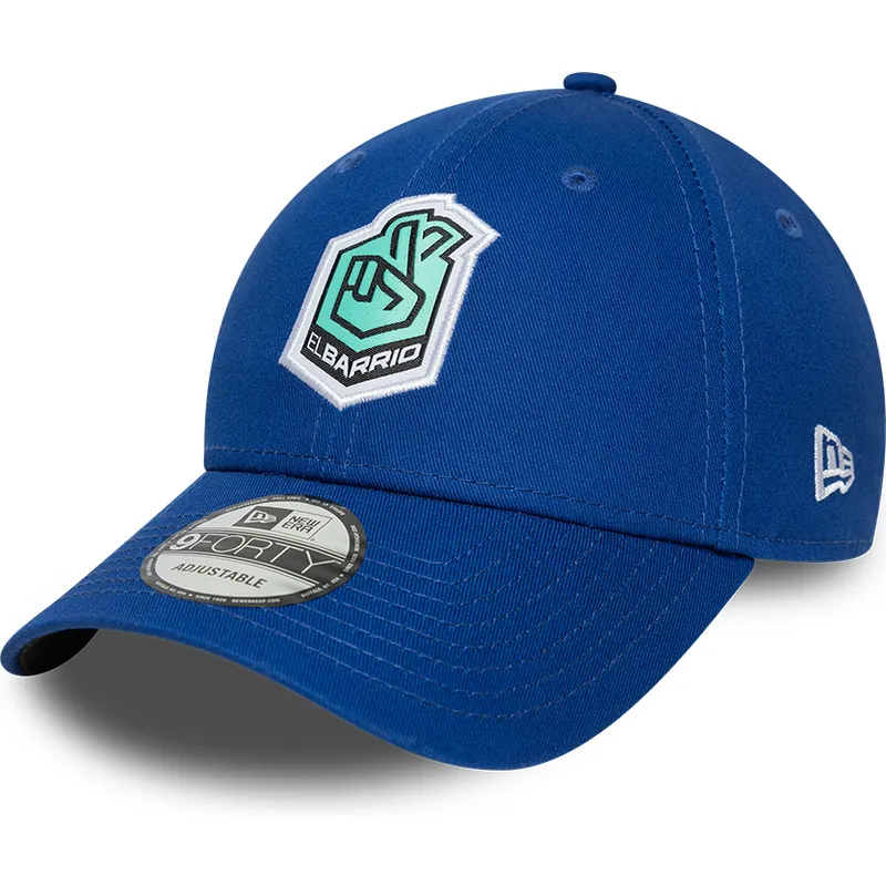 cap-curbata-blue-adjustable-strap-9forty-core-de-el-barrio-kings-league-de-new-era