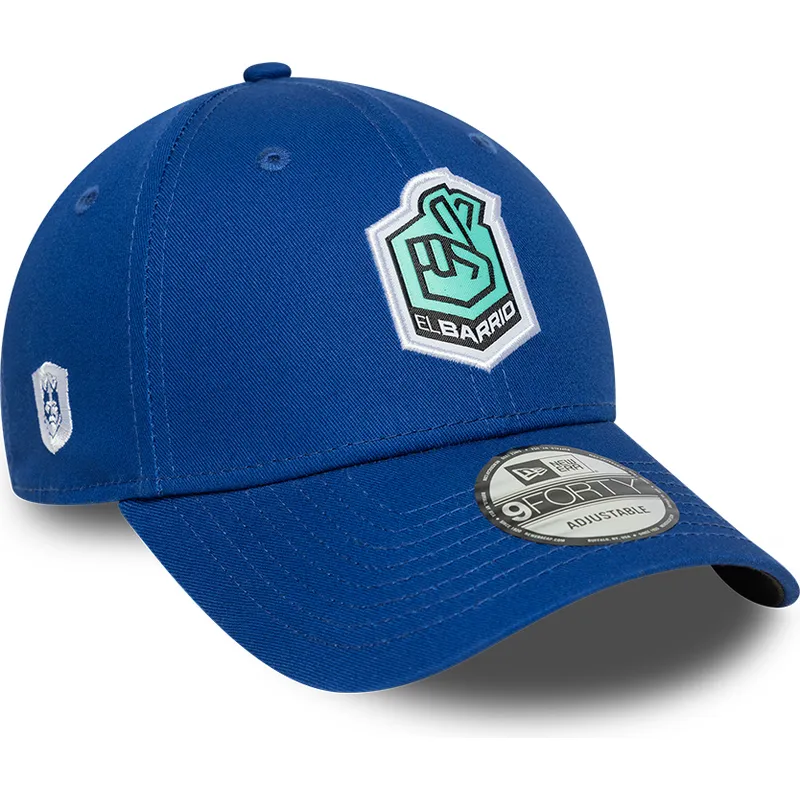 cap-curbata-blue-adjustable-strap-9forty-core-de-el-barrio-kings-league-de-new-era
