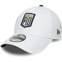 casquette-courbee-blanche-ajustable-9forty-core-pio-fc-kings-league-new-era