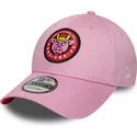 rosa-verstellbare-curved-cap-9forty-core-von-porcinos-fc-kings-league-von-new-era
