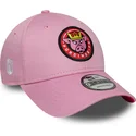 rosa-verstellbare-curved-cap-9forty-core-von-porcinos-fc-kings-league-von-new-era