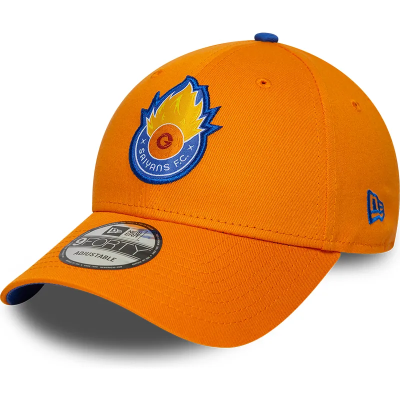 cappellino-curvo-arancione-regolabile-9forty-core-di-saiyans-fc-kings-league-di-new-era
