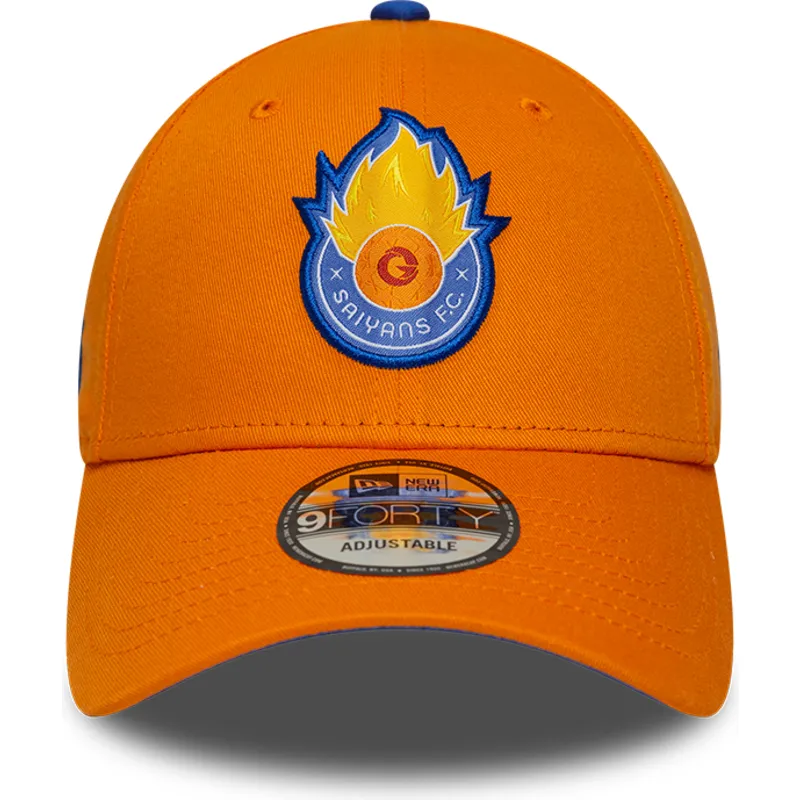 cappellino-curvo-arancione-regolabile-9forty-core-di-saiyans-fc-kings-league-di-new-era