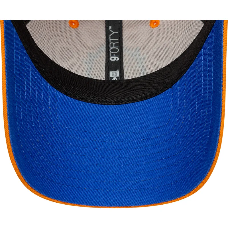 verstellbare-orangefarbene-curved-cap-9forty-core-von-saiyans-fc-kings-league-von-new-era