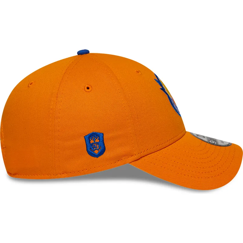 cappellino-curvo-arancione-regolabile-9forty-core-di-saiyans-fc-kings-league-di-new-era