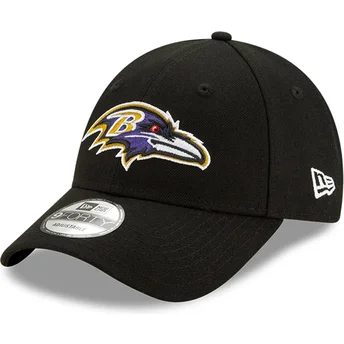 Casquette courbée noire ajustable 9FORTY The League Baltimore Ravens NFL New Era