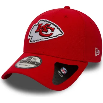 Gorra curva roja ajustable 9FORTY The League de Kansas City Chiefs NFL de New Era