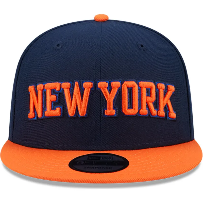 new-era-9fifty-statement-snapback-cap-in-marineblau-und-orange-der-new-york-knicks-nba