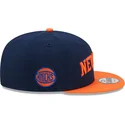 new-era-9fifty-statement-snapback-cap-in-marineblau-und-orange-der-new-york-knicks-nba