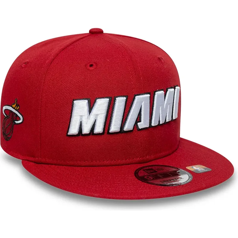 cappellino-piatto-rosso-snapback-9fifty-statement-dei-miami-heat-nba-di-new-era