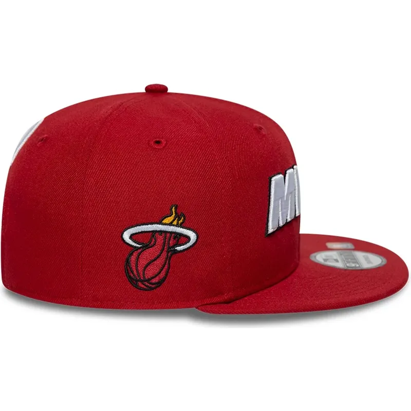 cappellino-piatto-rosso-snapback-9fifty-statement-dei-miami-heat-nba-di-new-era