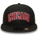 cappello-piatto-nero-snapback-9fifty-statement-dei-chicago-bulls-nba-di-new-era