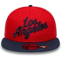 snapback-9fifty-statement-der-los-angeles-clippers-nba-von-new-era-in-rot-und-marineblau
