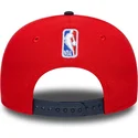 snapback-9fifty-statement-der-los-angeles-clippers-nba-von-new-era-in-rot-und-marineblau