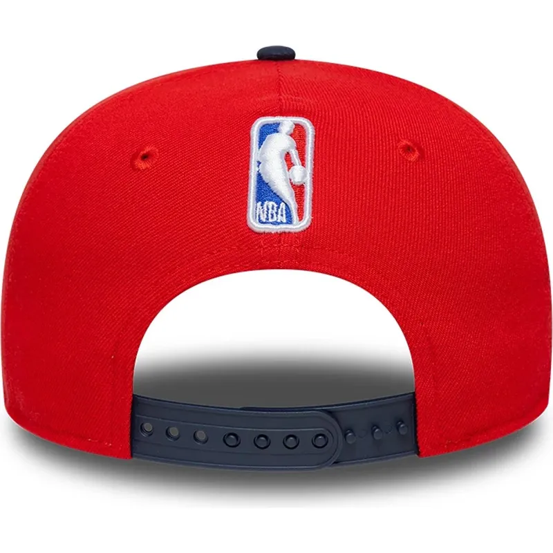 los-angeles-clippers-nba-9fifty-statement-snapback-kappe-in-rot-und-marineblau-von-new-era