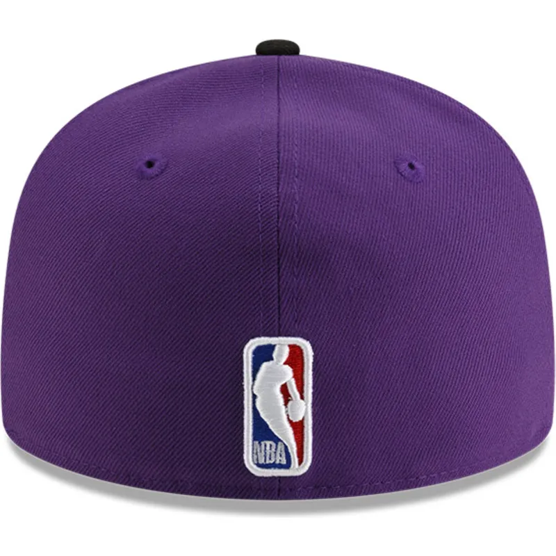 los-angeles-lakers-nba-59fifty-statement-lila-och-svart-justerbar-flat-keps-fran-new-era